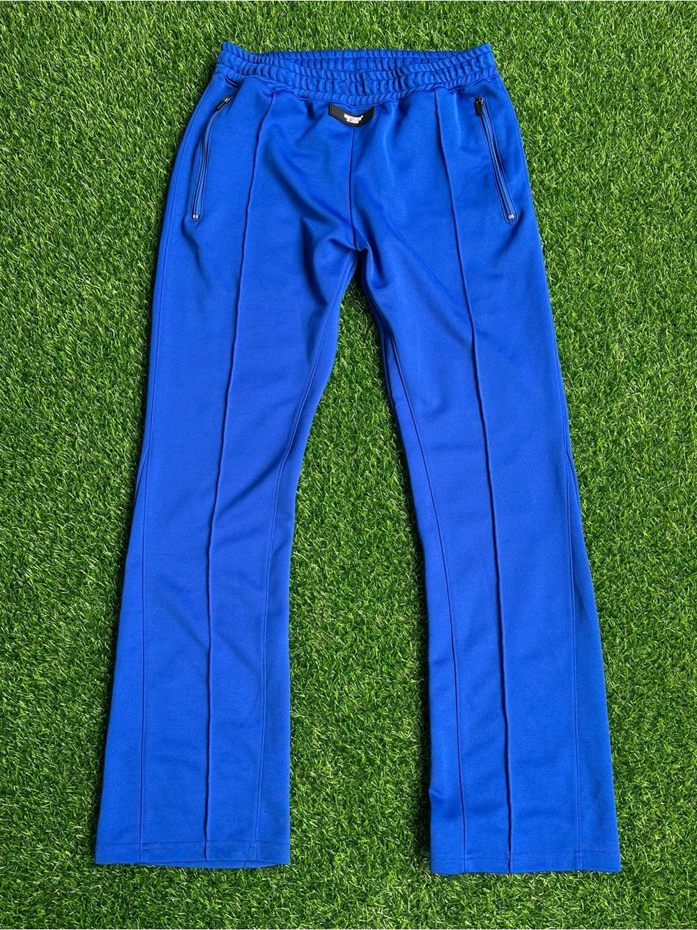 Mintcrew Los Angeles Royal Blue Side-Pleat Track Pants